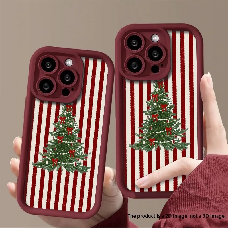 Apple Iphone 15 - Casing Telepon dengan Motif Natal Sequoia