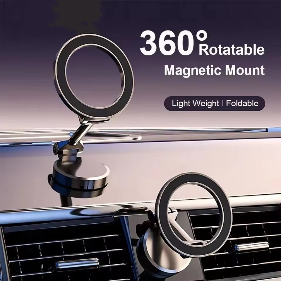 Phone Accessories Holder Car - Penyangga Ponsel Mobil Magnetik Lipat untuk