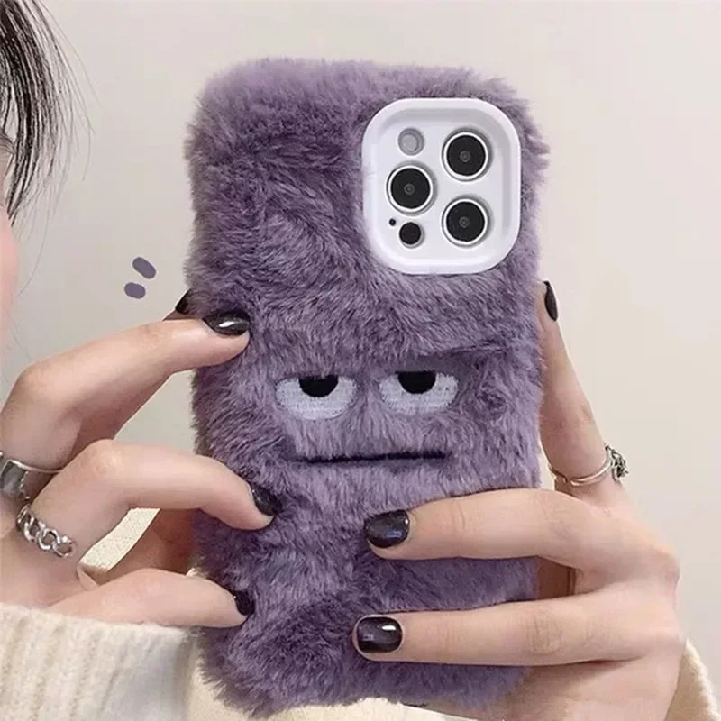 Apple Iphone 15 - Casing Telepon Berbentuk Monster Lucu dan