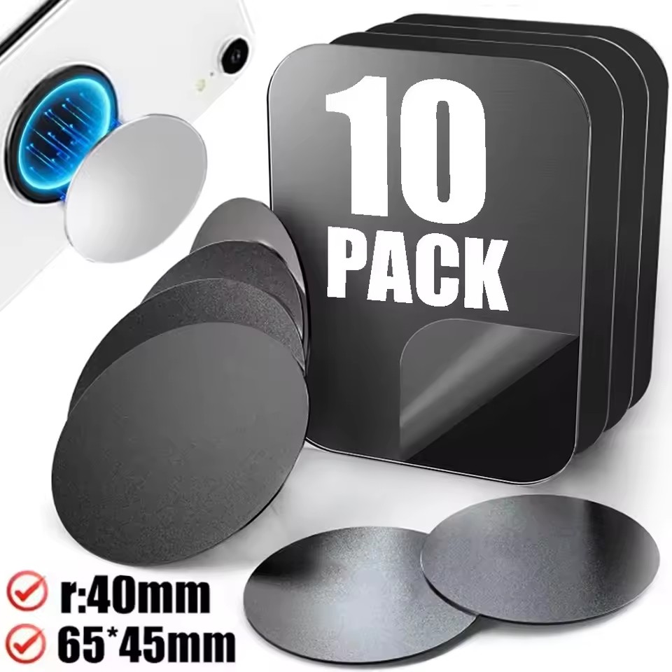 Phone Accessories Holder Car - Pelat Logam untuk Dudukan Ponsel Magnetik
