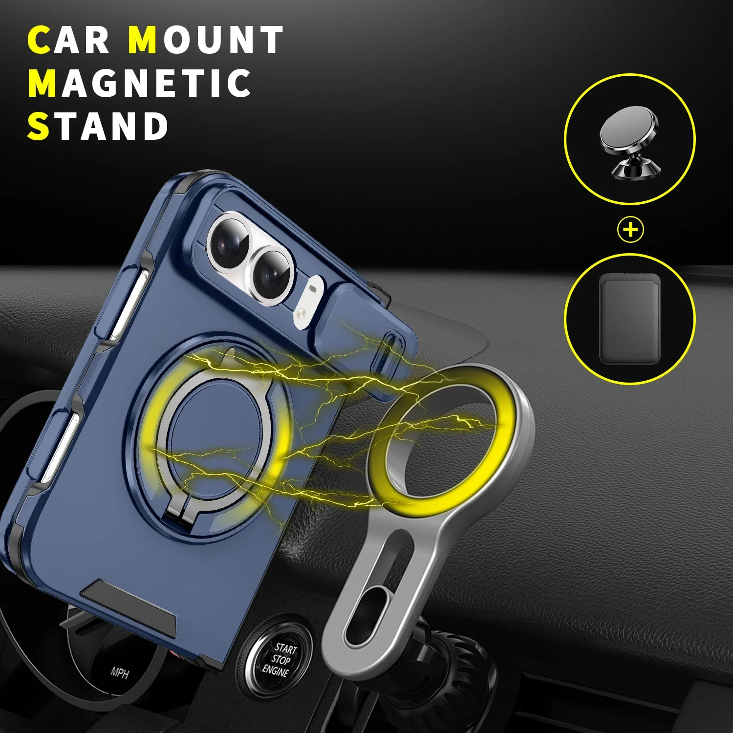 Casing untuk iPhone Duo, Pelin - Phone Accessories Holder Car ulasan dan harga