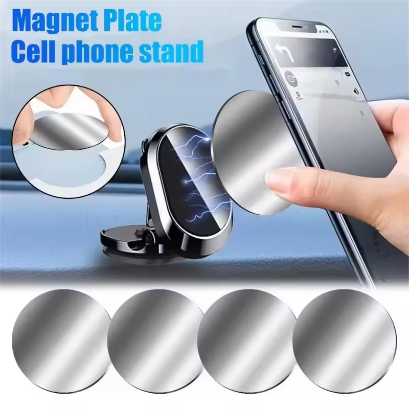 1/50Pcs Pelat Logam Magnetik U - Phone Accessories Holder Car ulasan dan harga
