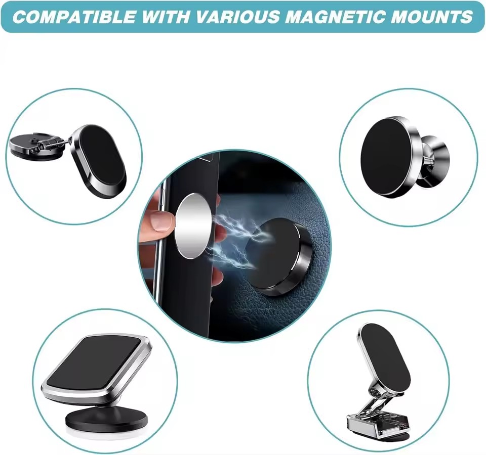 1/50Pcs Pelat Logam Magnetik U - Phone Accessories Holder Car ulasan dan harga