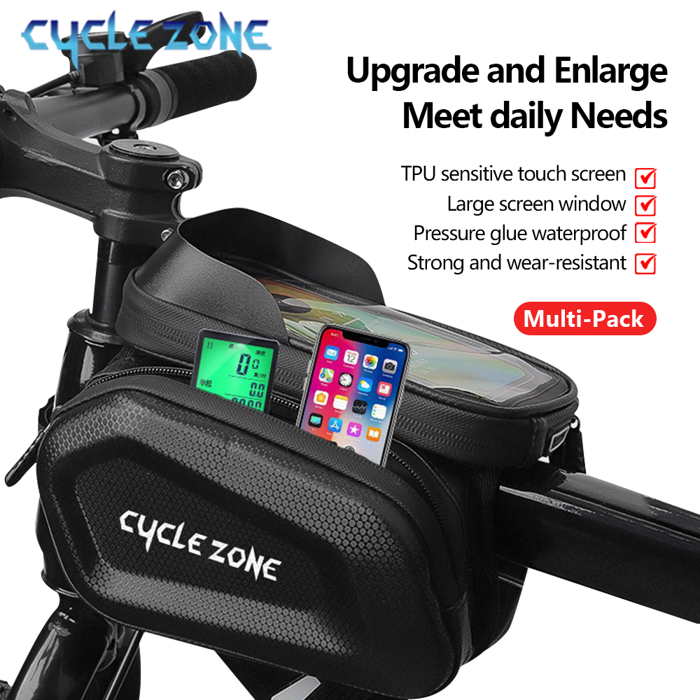 Tas sepeda tabung depan atas s - Phone Zone Accessories & Repair Photos ulasan dan harga