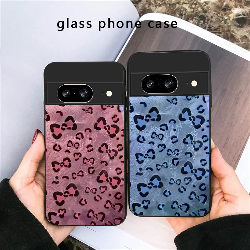 Casing Ponsel Kaca Hitam Motif - Google Pixel 9 Pro ulasan dan harga