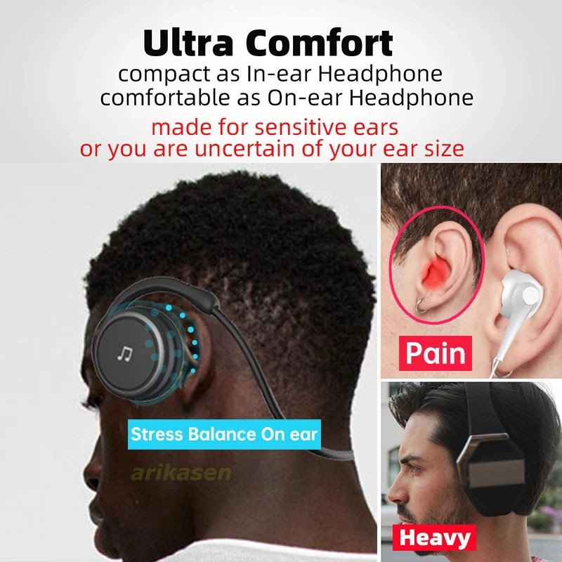A6 Headphone Bluetooth 5.0 Ear - Phone Accessories Amazon ulasan dan harga